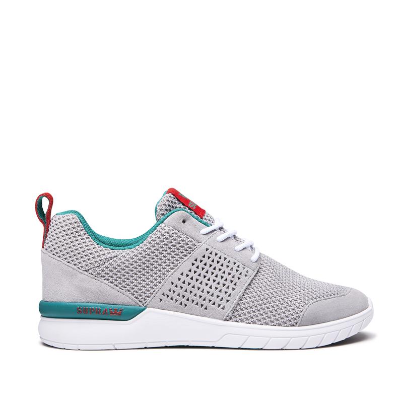 Supra SCISSOR Sneaker Low Damen Grau / Blau Online Kaufen ZTDXQ8612